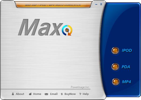 Max IPOD PDA MP4 Video Converter software