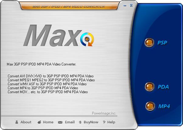 Max PSP PDA MP4 Video Converter software
